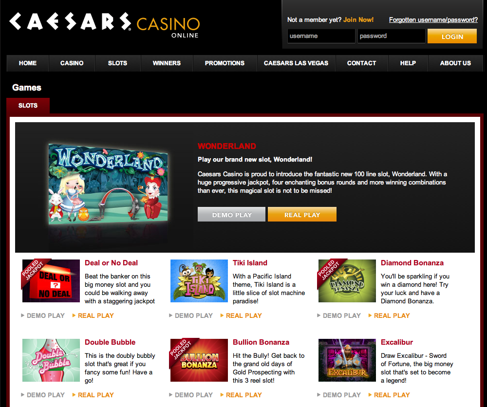 bonus code for caesars online casino