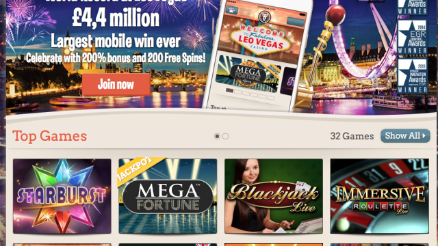 Winner Casino screenshot
