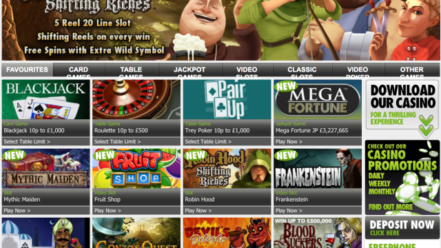 Stan James Casino screenshot