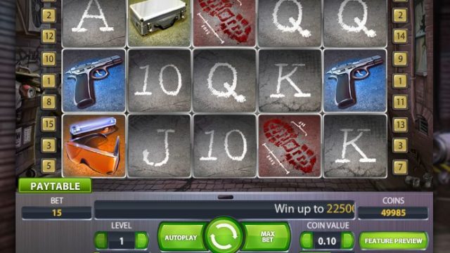 Mr Green Launches a Crime Scene Slots Game