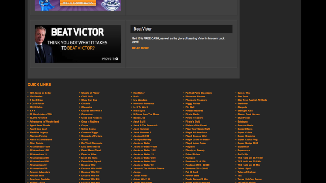 BetVictor Casino screenshot
