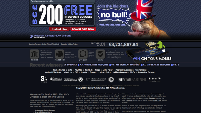 Casino UK screenshot