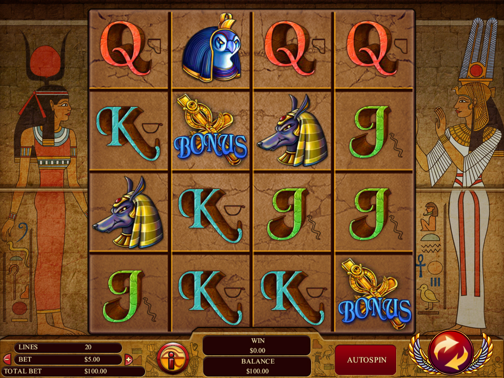 The Gods of Giza Slot Features Rotating Reels