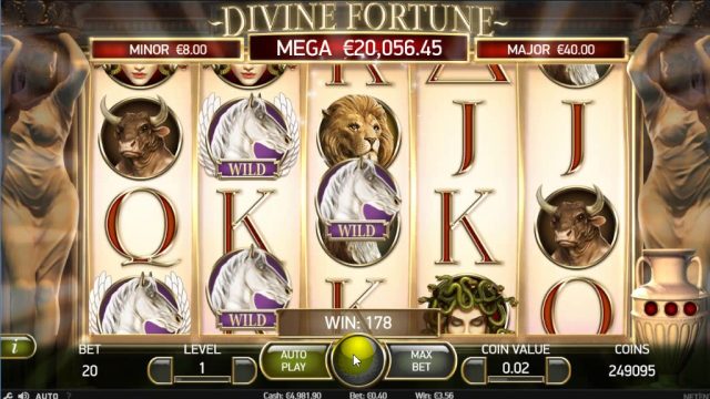 Huge Win on the NetEnt Divine Fortune Slot