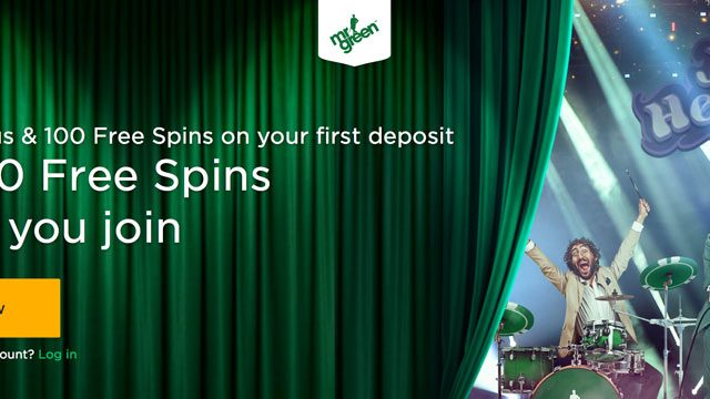 20 Free Spins at Mr Green Casino